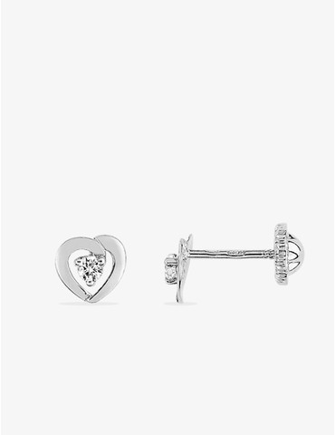 Boucles d'oreilles cœur or...