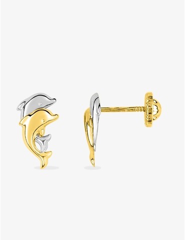 Boucles d'oreilles dauphin...