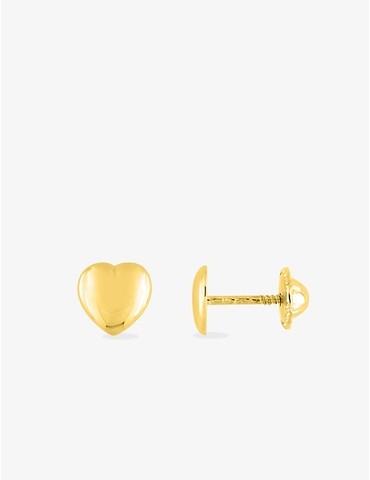 Boucles d'oreilles cœur or...