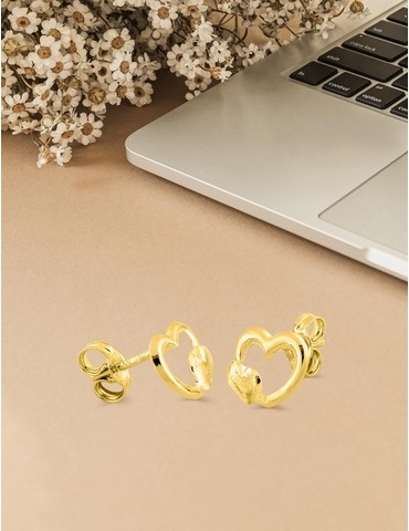 Boucles d'oreilles doubles...