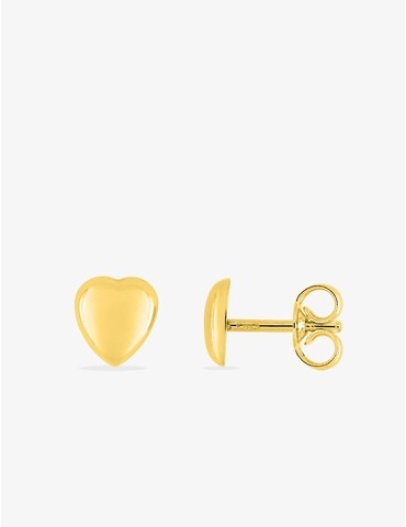 Boucles d'oreilles cœur or...