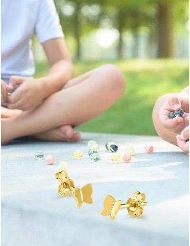 Boucles d'oreilles papillon...