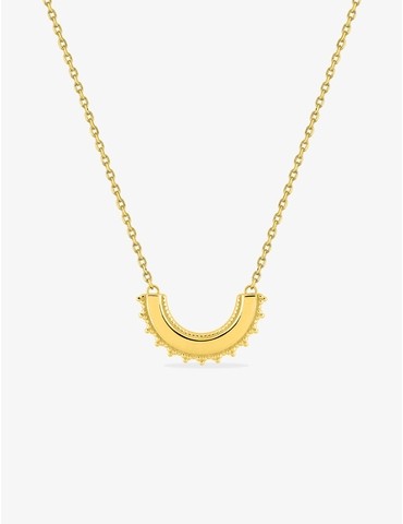 Collier fantaisie en plaqué or