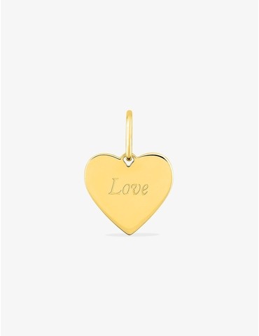 Pendentif cœur plaqué or...