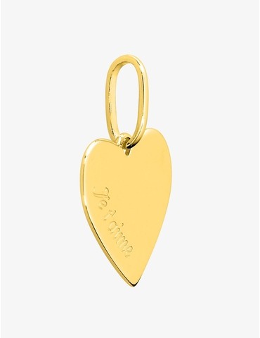 Pendentif cœur plaqué or...