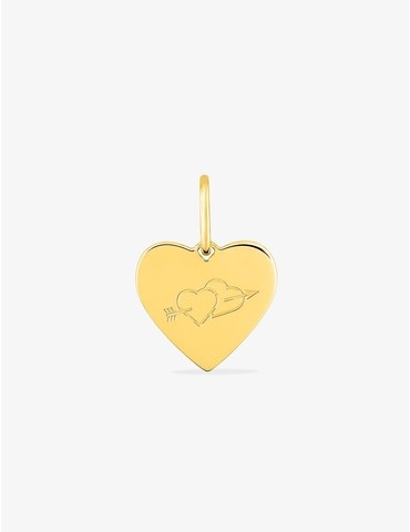 Pendentif cœur plaqué or...