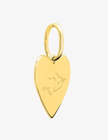 Pendentif cœur plaqué or...