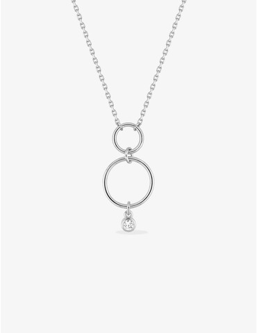 Collier fantaisie argent...