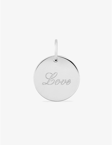 Pendentif jeton argent...