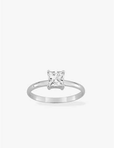 Bague argent rhodié 925 ‰...