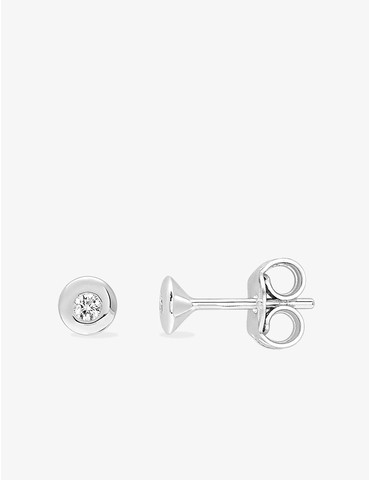 Boucles d'oreilles or blanc...