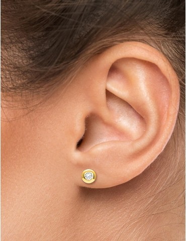 Boucles d'oreilles clous or...