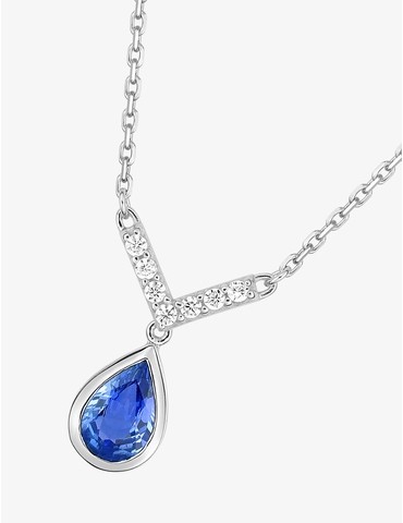 Collier or blanc 750 ‰...