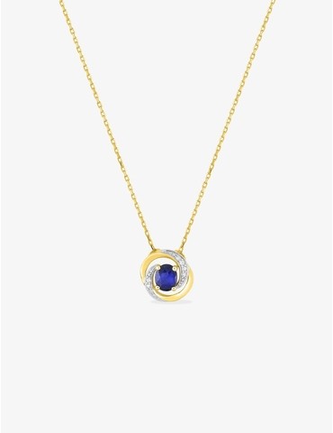 Collier or jaune 750 ‰...