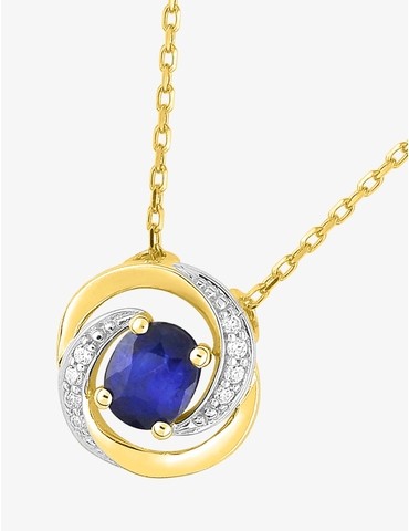 Collier or jaune 750 ‰...