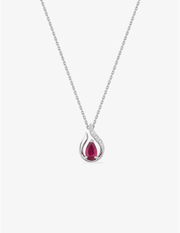 Collier or blanc 750 ‰...
