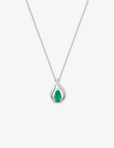 Collier or blanc 750 ‰...