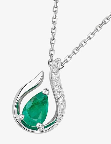 Collier or blanc 750 ‰...
