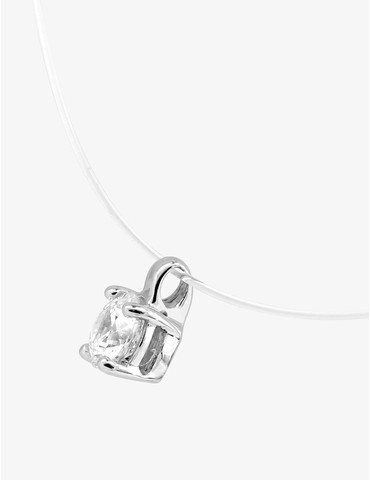 Collier fil nylon et...
