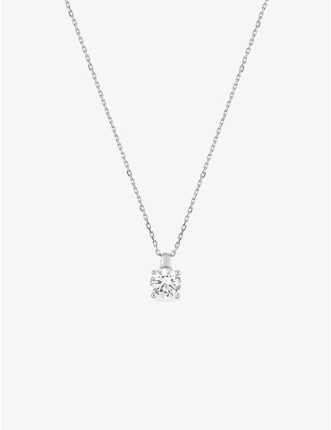 Collier or blanc 750 ‰ et...