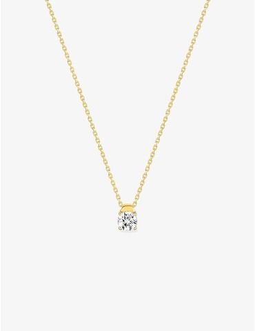 Collier or jaune 750 ‰ et...