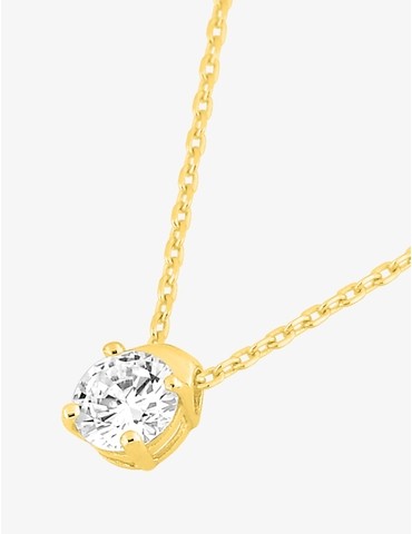 Collier or jaune 750 ‰ et...
