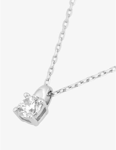 Collier or blanc 750 ‰ et...