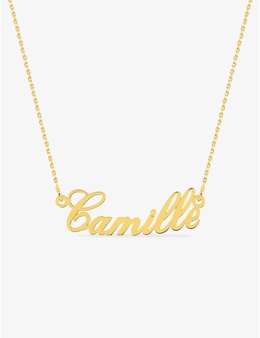 Collier prénom découpé...