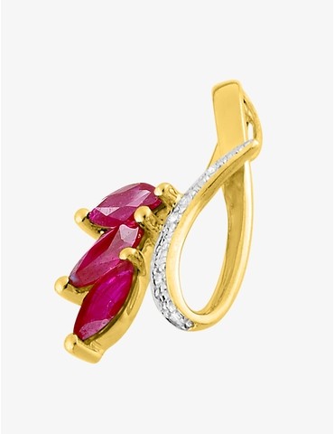 Pendentif or jaune 750 ‰...