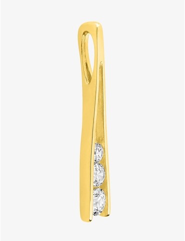 Pendentif or jaune 750 ‰ et...
