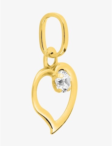 Pendentif cœur or jaune 750...