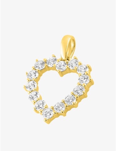 Pendentif cœur or jaune 750...
