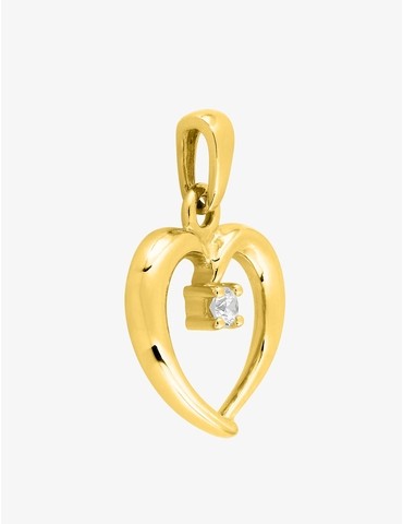 Pendentif cœur or jaune 750...