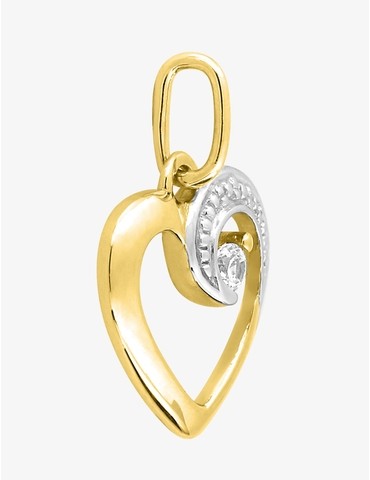 Pendentif cœur or jaune 750...