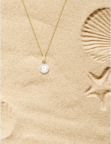 Pendentif or jaune 750 ‰ et...