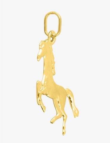 Pendentif cheval or jaune...