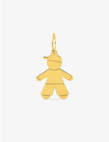 Pendentif garçon or jaune...