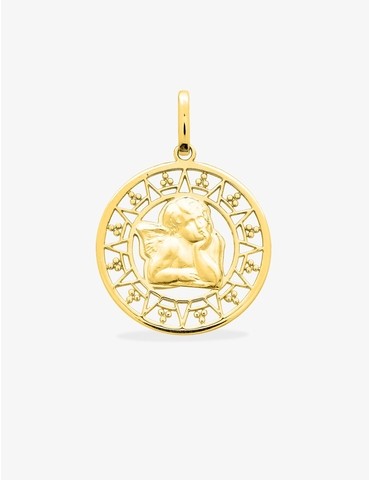 Pendentif médaille fantaise...