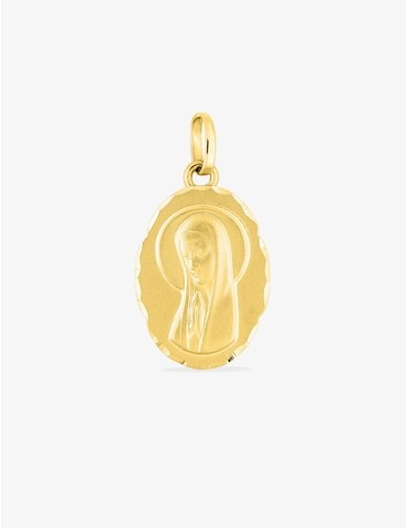 Pendentif médaille vierge...