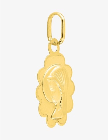 Pendentif médaille vierge...