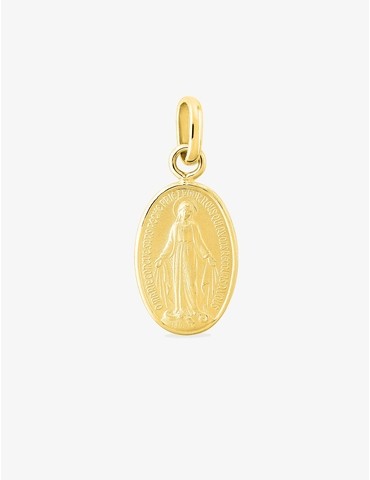 Pendentif médaille vierge...