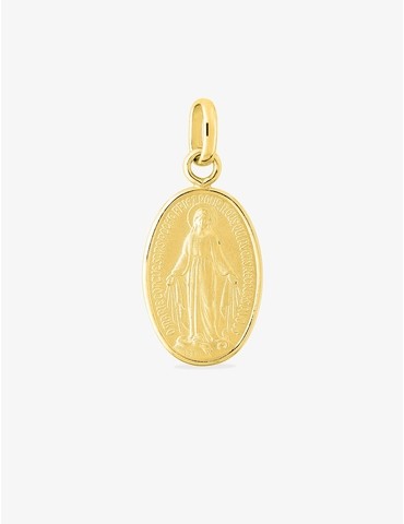 Pendentif médaille vierge...