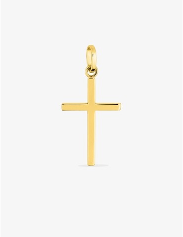 Pendentif croix or jaune...