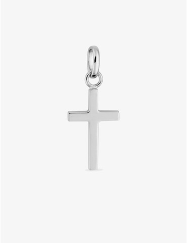 Pendentif croix or gris 750...