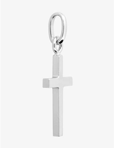 Pendentif croix or gris 750...