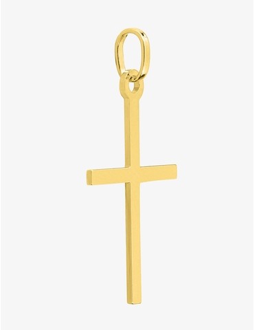 Pendentif croix or jaune...