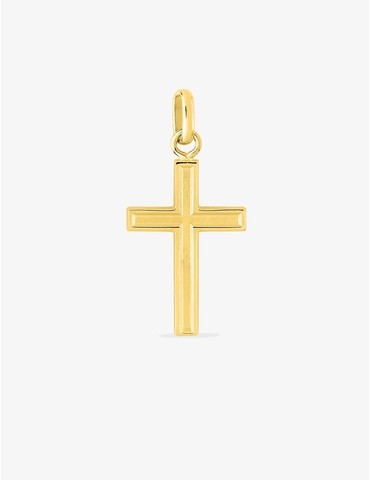 Pendentif croix or jaune...