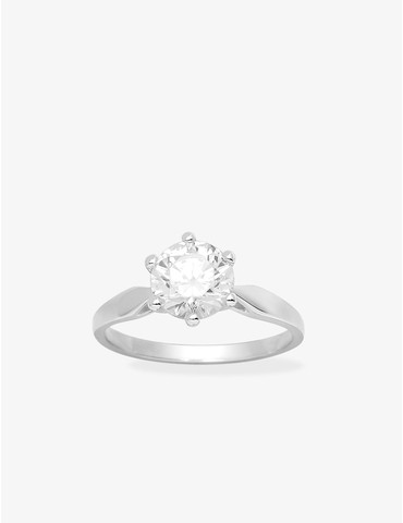 Bague solitaire 4 griffes...