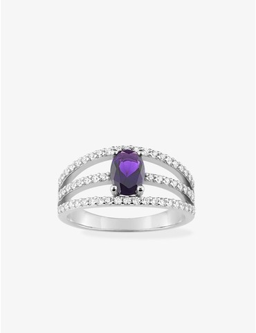 Bague 3 anneaux argent...