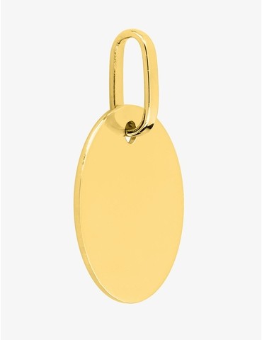 Pendentif jeton or jaune...
